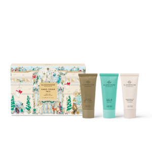 Glasshouse Kyoto in Bloom Lost in Amalfi Marseille Memoir Hand Care Trio 3pcs