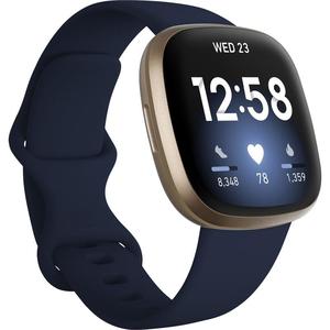 Fitbit Versa 3 Watch Midnight/Gold
