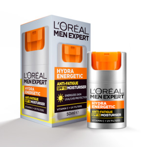 Mens Facial Skincare: L'Oréal Paris Men Expert Hydra Energetic SPF15 Moisturiser 50ml