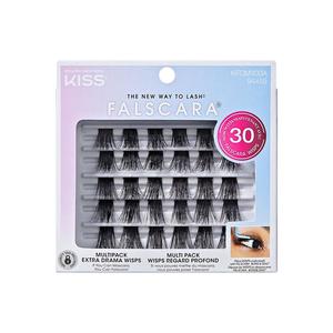 Make Up Accessories False Eyelashes: Kiss Falscara Exra Drama Wisps Eyelash Extensions 30pk