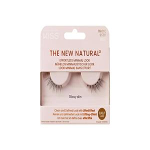 Make Up Accessories False Eyelashes: Kiss The New Natural Half Lash-Glowy Skin with Adhesive 1ea
