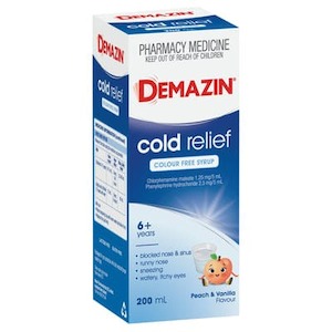 Respiratory Allergies: Demazin Cold Relief Colour Free 200ml