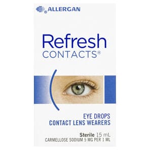 Eye Ear Care: Refresh Contacts Eye Drops 15Ml