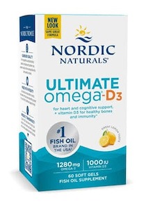 Nordic Naturals: Nordic Naturals Ultimate Omega D3 60 Capsules