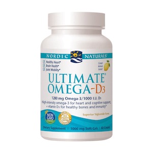 Nordic Naturals: Nordic Naturals Omega-3 60 Soft-Gel Capsules