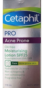 Cetaphil: Cetaphil Pro Acne Prone Lotion Spf 25 118Ml