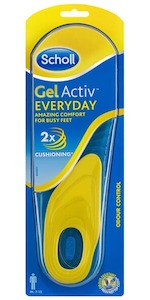 Scholl Gel Activ Insole Everyday Men Shoe Cushioning & Comfort
