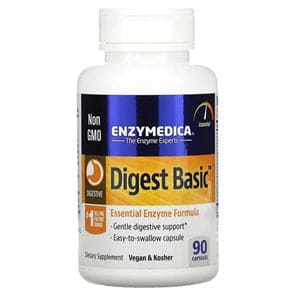 Digestion Tummy: Enzymedica Digest Basic 90 Capsules 30 Capsule In Picture