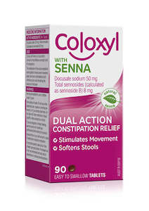 Coloxyl With Senna Tablets 90S