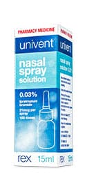 Univent Aqueous Nasal 0.03% Spray