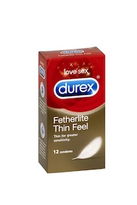 Durex Condoms Featherlite Thin Feel 12