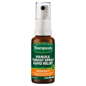 Thompson's Manuka Throat Spray Rapid Relief 25ml