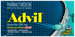 Pain Relief: Advil Liquid Capsules 40 Pack
