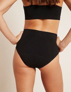 Boody Period Proof Medium Full Brief Moderate/Heavy Black