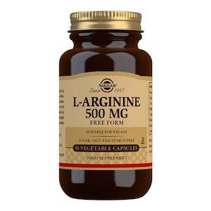 Solgar L-Arginine 500MG 50 Capsules