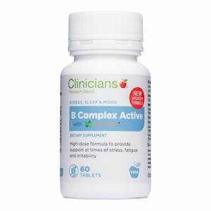 Clinicians Health: Clinicians B Complex Active Tablets 60