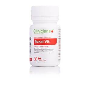 Clinicians Renal Vit Caps 30