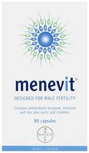 Menevit Male Fertility Supplement Capsules 90 Pack (90 Days)