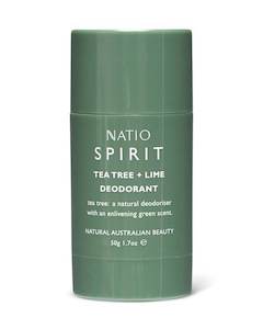 Body Odour: Natio Spirit Tea Tree + Lime Deodorant