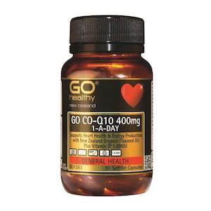 Go Co-Q10 400Mg 1-A-Day Maximum Strength 30 Caps