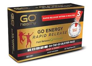 Go Healthy Energy Rapid Release 30 Vegetable Capsules