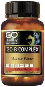 Go Healthy B Complex - Maximum Potency (30 Vcaps)