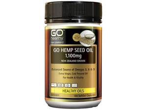 Go Healthy: Go Hemp Seed Oil 1,100Mg (100 Caps)