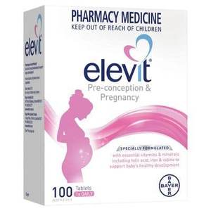 Contraception: Elevit Pre-Conception & Pregnancy Tabs 100