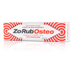Zo-Rub Osteo Topical Analgesic Cream 45g - Capsaicin 0.025%