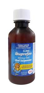 Pain Relief: IBUPROFEN SUSP 100MG/5ML 200ML ETHICS