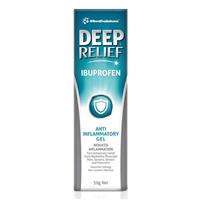 Pain Relief: Deep Relief Ibuprofen Gel 50G