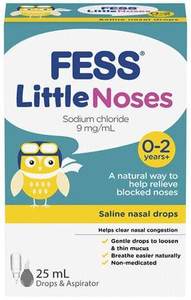 Respiratory Allergies: Fess Little Noses Drops + Aspirator 25Ml
