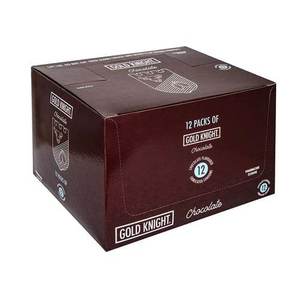 Gold Knight Chocolate 56Mm Condoms 12X12 144