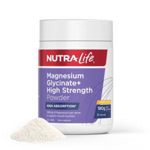 Up To 50 Off: Nutralife Magnesium Glycinate Powder Citris 180G