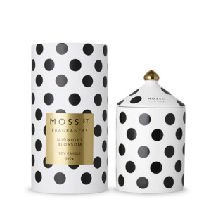Giftware: Moss St 360G Candle Midnight Blossom