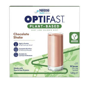 Weight Loss: Optifast VLCD Plant Based Shake Chocolate 10 x 54g