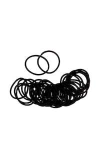 Mita: MITA Snag free Elastics Black (Pack of 36)