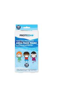 Hygiene: PROTECH Kids Face Mask White 10pk