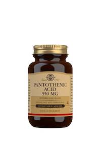 Solgar: SOLGAR Pantothenic Acid 550mg 50 Capsules