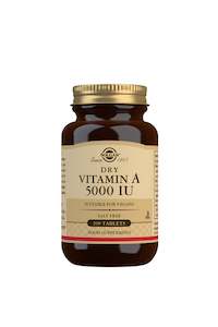 Solgar: SOLGAR Vitamin A 5000iu Dry Tablets 100