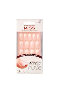 KISS Graceful Salon Acrylic French Nude Nails 28