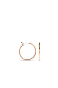 EarSense Slim Click 20mm Rose Gold Click Hoops