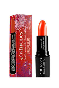 Antipodes Full Size: ANTIPODES Lipstick Piha Beach Tangerine 4g
