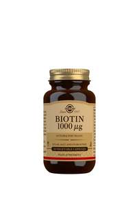 Solgar: SOLGAR Biotin 1000mcg 50 Vege Capsules
