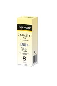 Neutrogena: NEUTROGENA Sheer Zinc Face Fluid SPF50+ 50ml