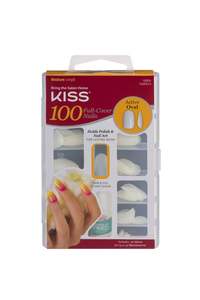 Kiss: KISS 100 Full-Cover Nail Kit Active Oval Medium Length