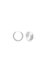EarSense Silver 19mm Plain Huggie