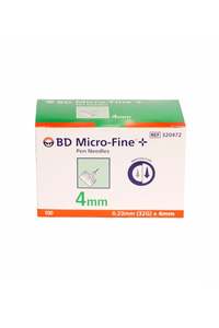 BD Micro-Fine+Pen Needles 32Gx4mm 100