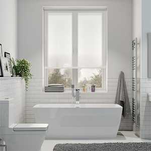 Roller Blinds: Splash Sonny Simply White Sunscreen Roller Blind