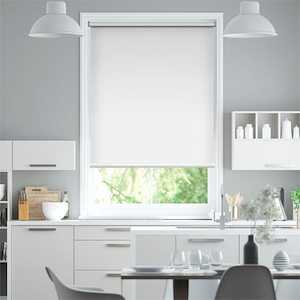 Roller Blinds: Titan Blackout Snow White Roller Blind